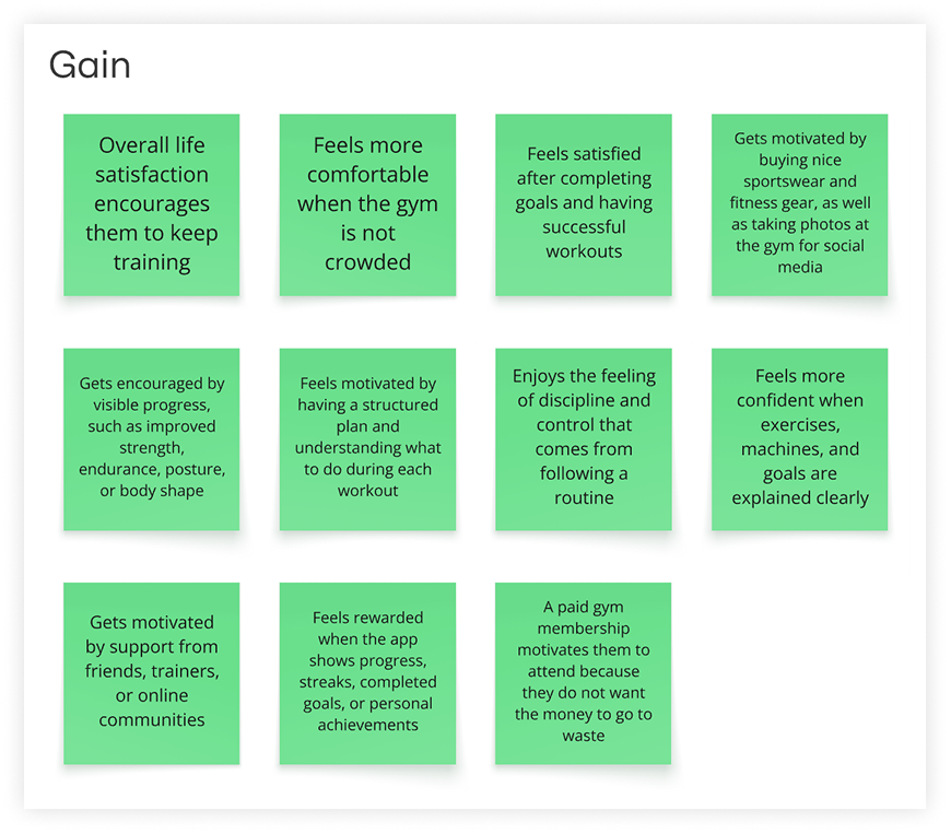Gain points
